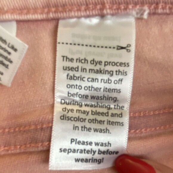 Barbiecore Time & Tru BRAND NEW Relaxed Fit Shorts High Rise Pink Womens Size12 - Picture 11 of 11